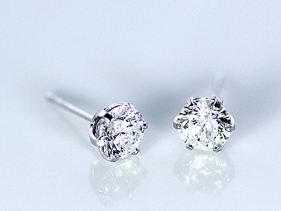 プラチナ　合計1.0ct　イヤリング/ピアス