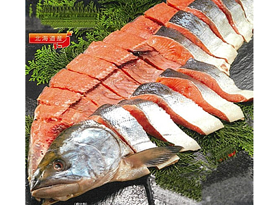 知床新巻鮭姿切身/1尾（16～22切）